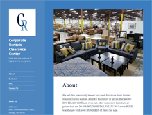 Tablet Screenshot of corporaterentalsclearancecenter.com